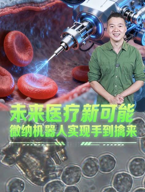 纳米医生真的来了！中国科学家研发出能钻进人体治病的微型机器人