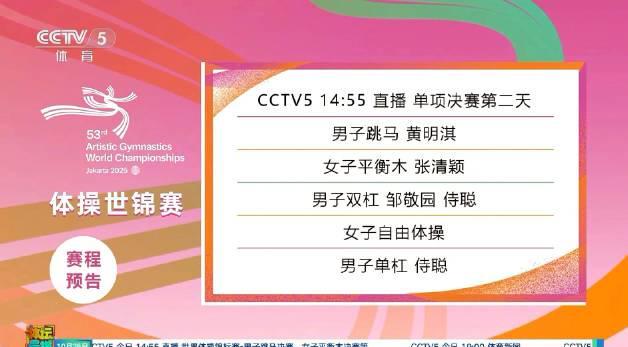 体操世锦赛终极对决！中国军团今日冲击4金，这份观赛指南请收好