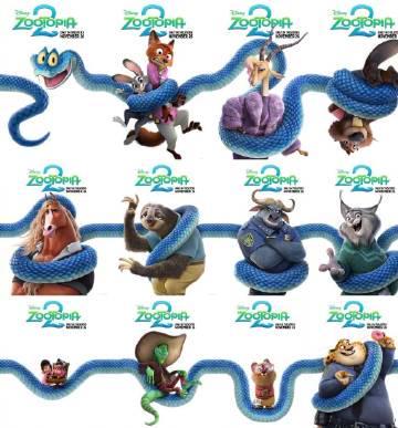 海外华人必看！《疯狂动物城2》长蛇阵海报引爆期待，教你轻松解锁观影限制