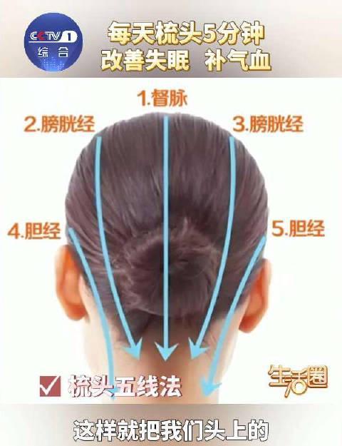 每天5分钟梳头养生法，海外华人也该学的助眠秘诀！