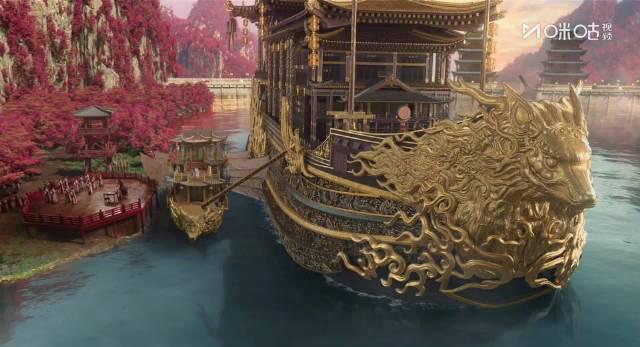 罗云熙《水龙吟》万窍斋场景惊艳全网!豪华宝船引网友集体求职