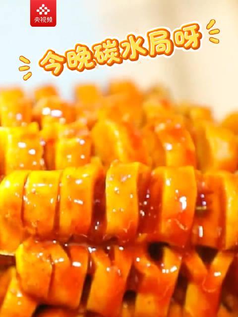 天冷就该吃这个!烤面筋配烤馍,一口下去满嘴香,解馋又暖胃