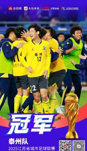 海外华人追剧遇阻?7个月鏖战终见分晓,泰州点球大战夺冠苏超联赛